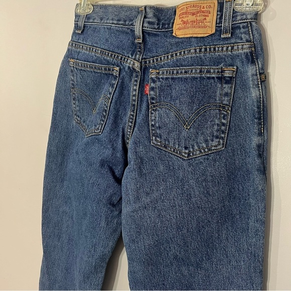 Vintage Levi's Jeans 550 Straight Leg High Waist Mom Made in 2004 Y2K LONG Tall - Picture 12 of 12
